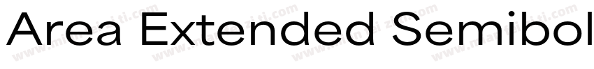 Area Extended Semibold字体转换